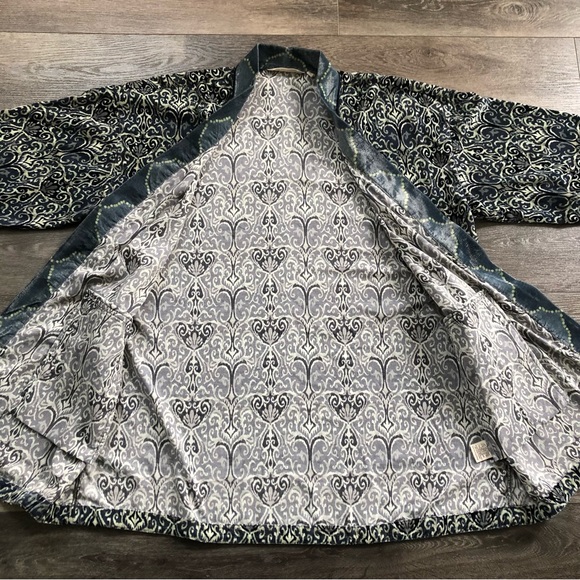 Soft Surroundings Aurora Open Front Mixed Media Tunic XL - Picture 9 of 10